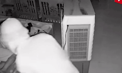 Clip: Kiểm tra camera, chủ nhà ớn lạnh khi thấy cảnh đáng sợ lúc rạng sáng