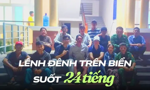 Ngư dân lênh đênh trên biển suốt 24 tiếng, may mắn thoát chết nhờ cách này
