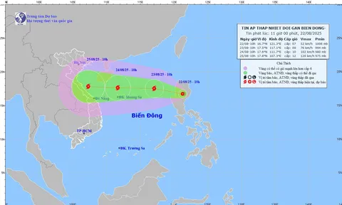 Bão sắp vào Biển Đông: Áp thấp nhiệt đới mạnh dần, gió giật cấp 14