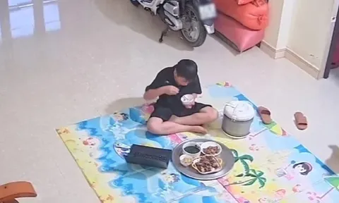 Chị lấy chồng xa, bố mẹ không ở với nhau: Em trai một mình bên mâm cơm khiến mạng xã hội nghẹn ngào