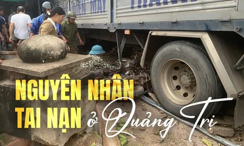 Lời khai ban đầu của tài xế xe tải lao vào chợ chuối làm 3 người tử vong ở Quảng Trị