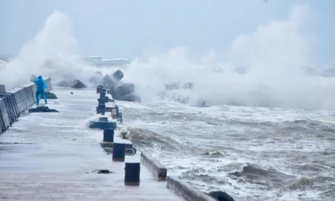 Gió mùa Đông Bắc tăng cấp, Biển Đông lại 'dậy sóng'