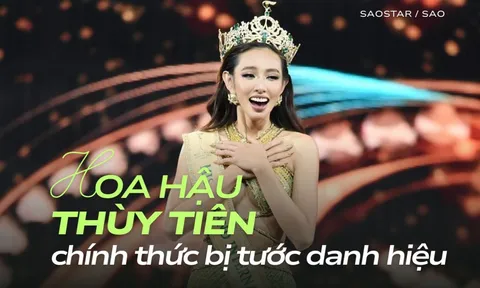 Hoa hậu Thùy Tiên bị tước danh hiệu cao quý đầu tiên