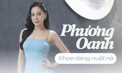 Phương Oanh khoe dáng nuột nà sau sinh, nhan sắc 'lên hương' khiến dân tình ngỡ ngàng