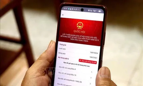 Tỉ lệ tán thành nội dung dự thảo Nghị quyết sửa đổi, bổ sung Hiến pháp là 99,75%