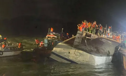 Vụ lật tàu ở Quảng Ninh: Tìm thấy 28 thi thể nạn nhân, trong đó có 8 trẻ em