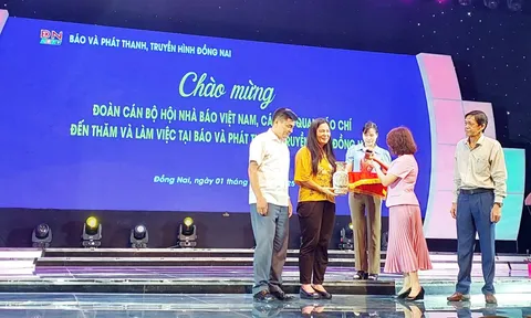 Đoàn công tác Hội Nhà báo Việt Nam thăm, làm việc với cơ quan báo chí tỉnh Đồng Nai
