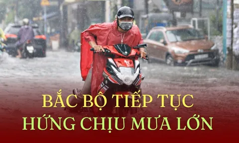 Bão số 11 suy yếu thành áp thấp nhiệt đới, gây mưa lớn ở Bắc Bộ