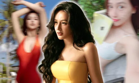 Mai Phương Thúy diện bikini hai mảnh bé xíu, khéo khoe đường cong cơ thể nóng bỏng