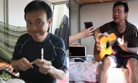 Du học sinh đồng loạt chia sẻ clip cố nghệ sĩ Chí Tài đàn hát ở khu cách li: Thương quá những kỉ niệm!