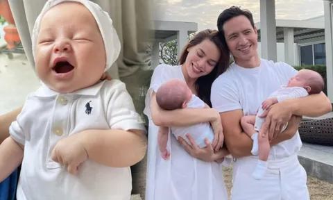Cưng xỉu trước khoảnh khắc vừa ngộ nghĩnh vừa đáng yêu của con trai Hà Hồ và Kim Lý