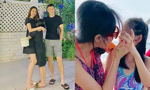 Lâu không lên sóng, con gái Công Vinh - Thủy Tiên đã 8 tuổi, để lộ vóc dáng cao gầy cực giống mẹ