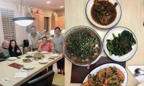Bà xã cố NS Chí Tài xuất hiện sau đám tang chồng: Nấu lại món cá kho ông xã yêu thích nhất