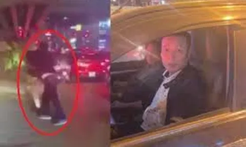 Xác minh danh tính tài xế nghi hành hung người đi đường vì bị nhắc nhở dừng xe quá lâu