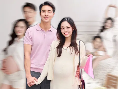 Nữ MC VTV tung bộ ảnh bầu ngọt ngào bên chồng kém 5 tuổi trước thềm sinh nở