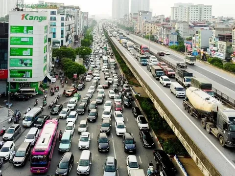 Hà Nội dự kiến hạn chế một số loại phương tiện lưu thông vào Vành đai 3 trên cao