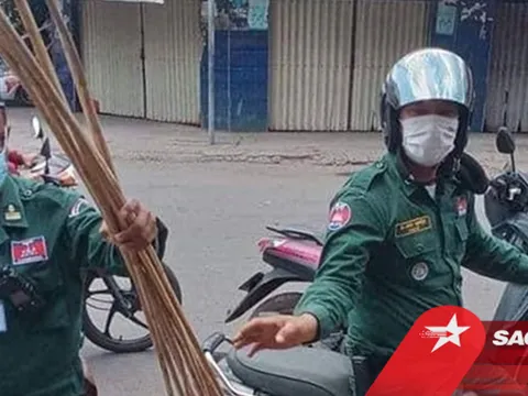 Campuchia phạt roi người vi phạm lệnh phong tỏa để ngăn ca nhiễm COVID-19 tăng cao