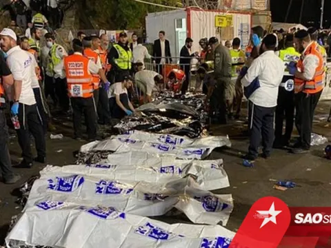 Hiện trường kinh hoàng vụ giẫm đạp ở Israel khiến gần 150 người thương vong
