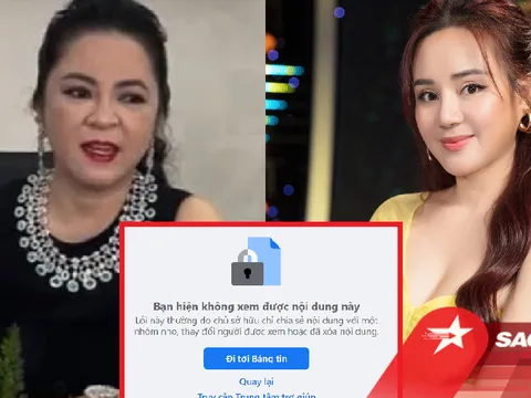 Sau khi chỉ trích vợ ông Dũng 'lò vôi', Facebook Vy Oanh bỗng dưng 'bay màu' khỏi 'cõi mạng'