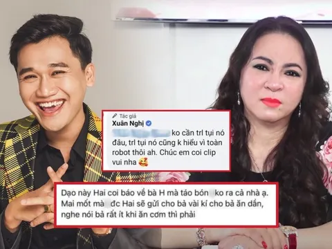 Xôn xao nghi vấn Xuân Nghị dùng lời lẽ thô tục nói về bà Phương Hằng, ám chỉ dân mạng là lũ robot?