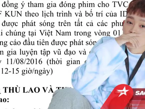 Xôn xao hợp đồng lộ cát-xê của Hồ Văn Cường: Con số thực sự đầy bất ngờ?
