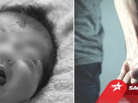 Bực bội vì con quấy khóc, người đàn ông nhẫn tâm đánh con và dọa treo cổ vợ