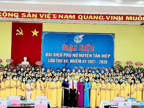 Kiên Giang: Đại hội điểm đại biểu Phụ nữ huyện Tân Hiệp lần thứ XII, nhiệm kỳ 2021 - 2026