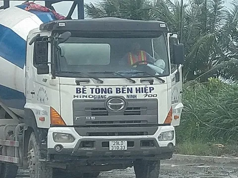Thái Bình: Bê tông Bến Hiệp hoạt động 'chui', gây ô nhiễm