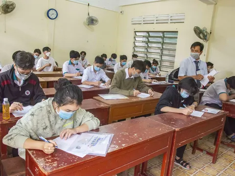 Hậu Giang: Buổi sáng ngày thi thứ 2, có 55 thí sinh vắng bài thi tổ hợp