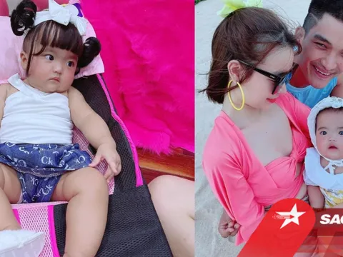 Con gái bị chê 'mắt to mặt gãy', vợ Mạc Văn Khoa đáp trả tay đôi, gọi anti-fan là 'đồ mặt lợn'