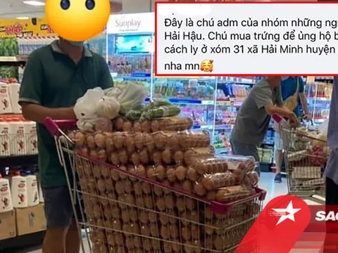 Sự thật sau bức ảnh người đàn ông 'vơ vét' cả xe trứng trong siêu thị, có phải làm từ thiện như lời đồn?