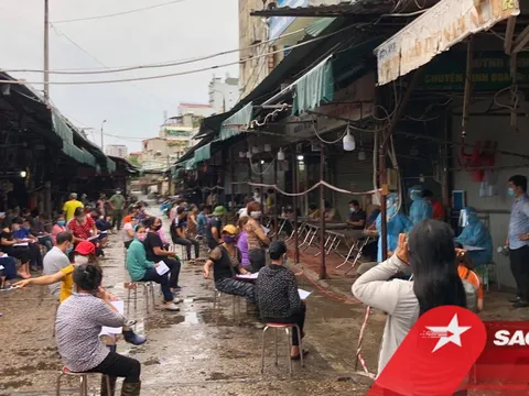 Hà Nội: Tạm dừng hoạt động chợ Phùng Khoang sau khi phát hiện người bán rau dương tính SARS-CoV-2