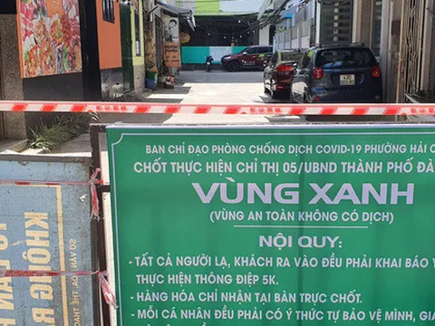 Nhiều 'vùng xanh' được thiết lập ở Đà Nẵng, tạo lá chắn vững chắc trong phòng chống dịch