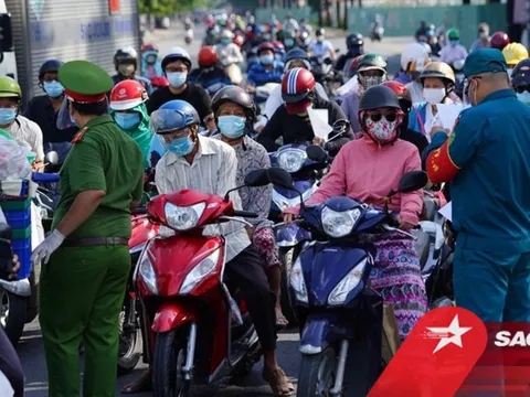 TP.HCM: Gần 1 triệu lượt người ra đường trong thời gian giãn cách, dự kiến đông hơn trong thời gian tới