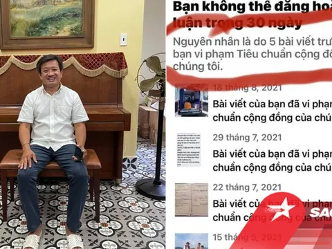 Facebook của ông Đoàn Ngọc Hải bất ngờ bị chặn 30 ngày, nick Facebook mới tiếp tục bị 'bay màu'