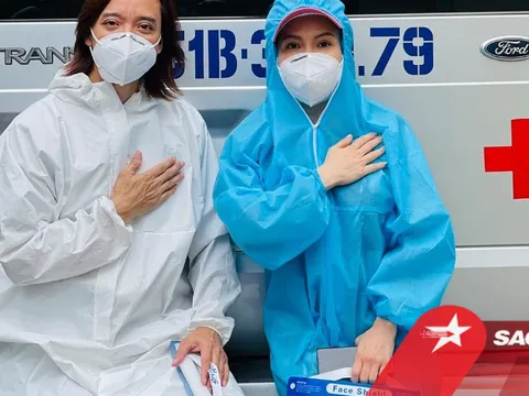 Việt Hương trải lòng về 'chuyến đi đặc biệt' sau 22 giờ: Mang ô-xy cứu bệnh nhân Covid-19