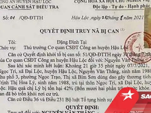 Truy nã người đàn ông chém vợ liên tiếp vào vùng mặt đến mức phải khâu 80 mũi