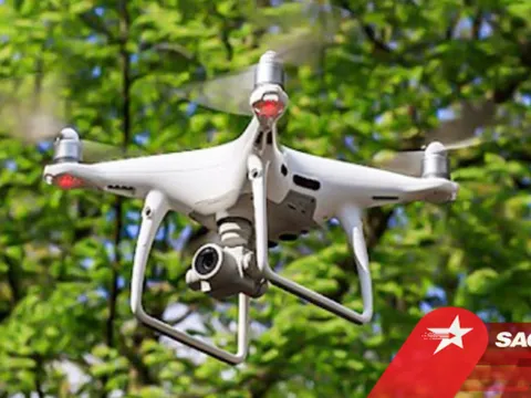 Hà Nội lần đầu sử dụng flycam giám sát thực hiện giãn cách xã hội