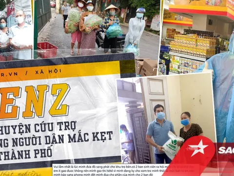 GenZ và chuyện cứu trợ những người dân mắc kẹt tại thành phố