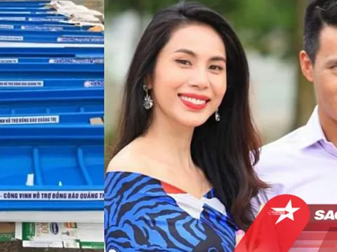 Thực hư việc 10 chiếc thuyền máy cứu trợ lũ lụt để tên riêng của Thủy Tiên và Công Vinh?