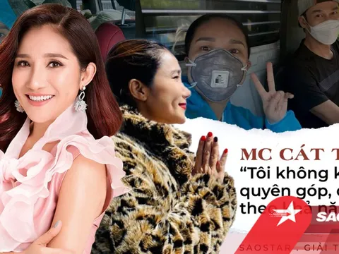 MC Cát Tường: 'Tôi không kêu gọi quyên góp, chỉ làm theo khả năng'
