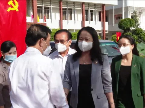 Đoàn công tác Phó Chủ tịch nước Võ Thị Ánh Xuân làm việc với Tiền Giang