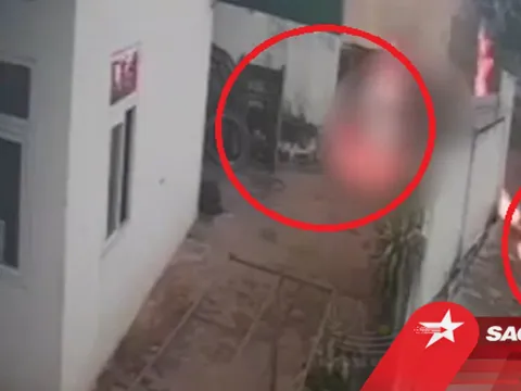Kinh hoàng khoảnh khắc người phụ nữ tạt xăng thiêu sống người đàn ông rồi lạnh lùng bỏ đi