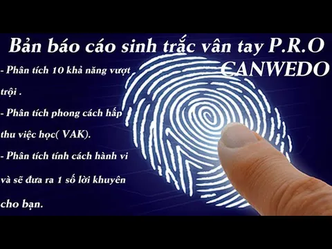 Tại sao phần mềm Sinh trắc vân tay CANWEDO lại ra đời?