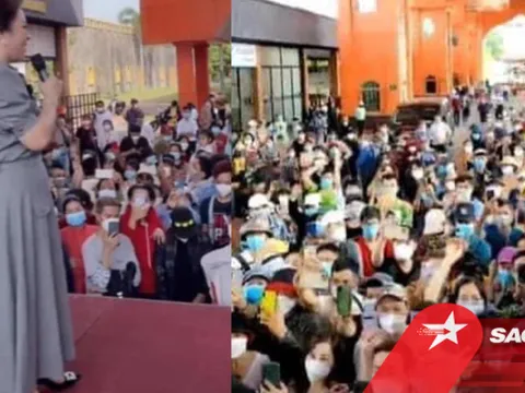 Dân mạng tranh cãi khi fan meeting của 'bà chủ Đại Nam' thu hút đông người tụ tập, chen lấn
