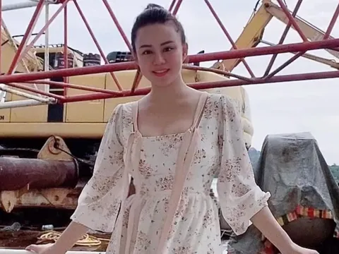 Ca sĩ Vy Oanh rạng rỡ bên công trường, nhắn nhủ: 'Kẻ ác không thể có hạnh phúc đích thực'