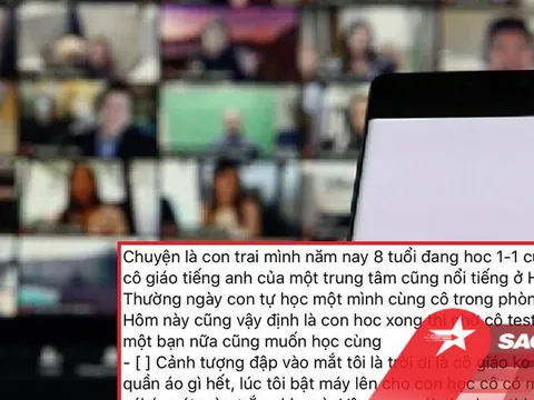 Xôn xao clip cô giáo dạy Tiếng Anh 'không mặc quần áo' khi dạy online cho nam sinh mới chỉ 8 tuổi