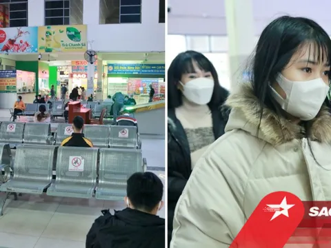 Hà Nội ngày cuối cùng năm 2021: Bến xe vắng lặng, lạnh tanh trong dịp Tết Dương lịch