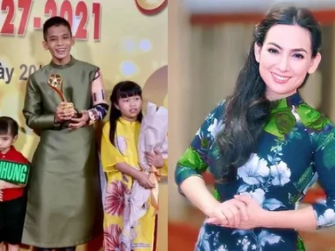Con nuôi Phi Nhung đi nhận giải Mai Vàng, xin khán giả cùng làm một điều cho mẹ khiến ai cũng xúc động