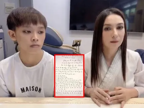 Xôn xao bức thư tay Hồ Văn Cường gửi xin lỗi Phi Nhung và hé lộ về cuộc sống ở nhà mẹ nuôi